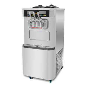 Rhino HELA-3P Máquina de Helado Suave de Piso 2 Sabores 1 Combinado Acero Inoxidable 30 Litros 115 V